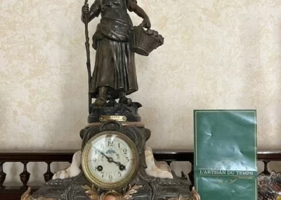 Restauration pendule marbre